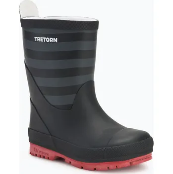 Dívčí holínky Dětské holínky Tretorn Granna black/ grey