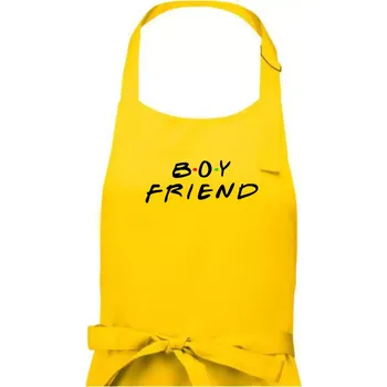 Kuchyňská zástěra Boy Friend - Pánská zástěra na vaření - Univerzální velikost ( Žlutá )