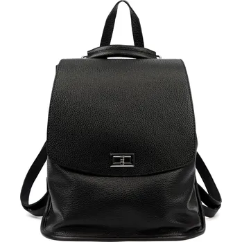 Městský batoh Luka Dámský kožený batoh Luka 24-075 černý