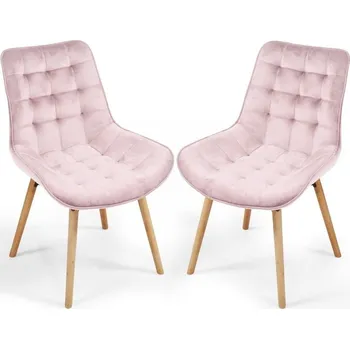 Jídelní židle Židle Shumee růžová, 2 ks