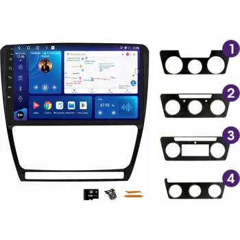 Zabezpečení domácnosti AUTORÁDIO NAVIGACE IPS GPS ŠKODA OCTAVIA 2 II 04-13 ANDROID