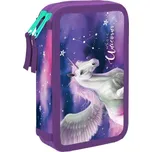 Školní penál Oxybag PEGAS UNI Fialová, Mix