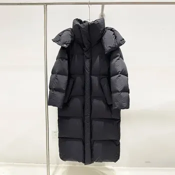 Dámská parka Dámská prošívaná bunda s nastavitelným pasem Barva: Černá, Velikost: M