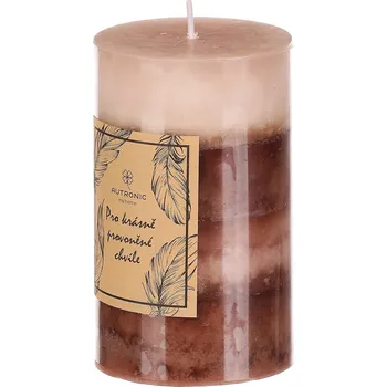 Svíčka Autronic Svíčka aromatická - káva, parafín, barevné odstíny kávy. - SVW1400 COF
