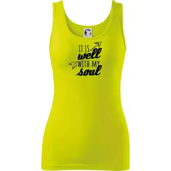 It is well with my soul - Dámské tílko - S ( Limetková )