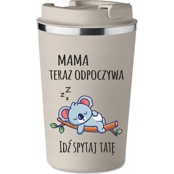 Obraz TERMOHRNEK Premium béžová dárek ke SVÁTEK MATEK maminka odpočívá KT_545_