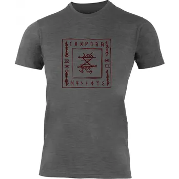 Pánské tričko RADIM pánské merino triko s akrylem - Šedá 8160 / XL / Šedá