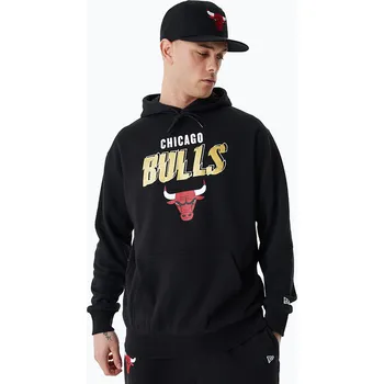 Pánská mikina Pánská mikina New Era Team Script OS Hoody Chicago Bulls black