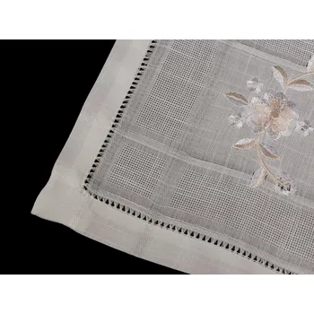 prostírání Prostírání textilní vyšívané 30x45 cm Varianta: 2 Off White béžová, Balení: 2 ks