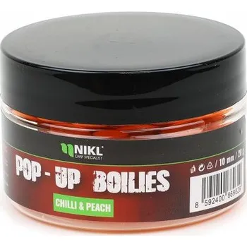 Boilies Nikl Plovoucí boilies Chilli & Peach 14mm, 50g