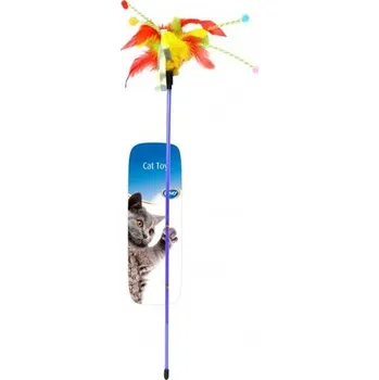 Hračka pro psa Hračka DUVO+ palička s pierkami 62x3x1,5 cm