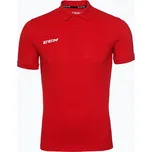 Pánské tričko CCM Polo SR červené