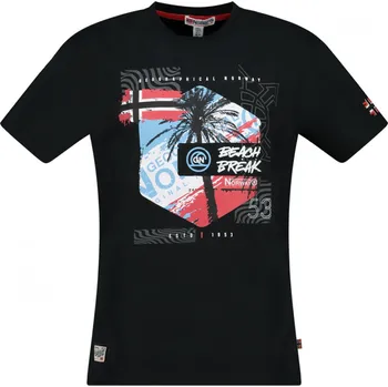 Pánská móda GEOGRAPHICAL NORWAY tričko pánské J-BREAK MEN S černá