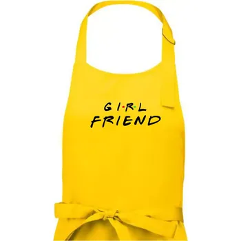 Kuchyňská zástěra Girl Friend - Dámská zástěra na vaření - Univerzální velikost ( Žlutá )