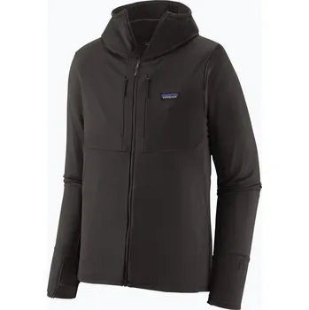 Pánské oblečení Pánská trekingová mikina Patagonia R1 Thermal Full Zip Hoody black