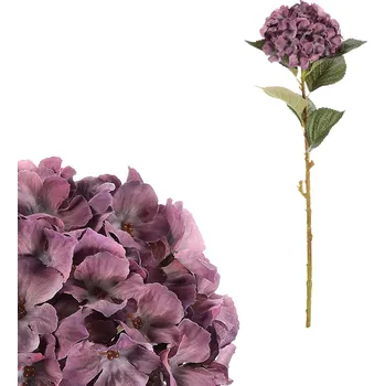 umělá květina Hortenzie - umělá řezaná květina, fialová - UKZ1008 PUR