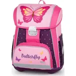 Školní aktovka Oxybag BUTTERFLY UNI Růžová, Vínová, Mix