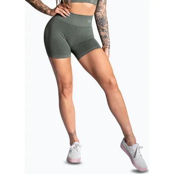 Dámské kraťasy Dámské tréninkové šortky Gym Glamour Seamless khaki