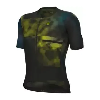 cyklistický dres Alé PR-E Atmosfera pánský dres krátký rukáv Black vel. XL