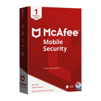 Antivir McAfee Mobile Security - 1 zařízení, 1 rok