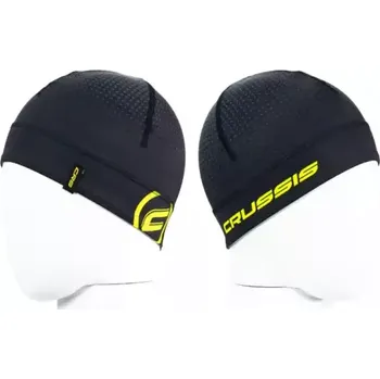 Čepice Crussis čepice černá/žlutá vel. 51-54