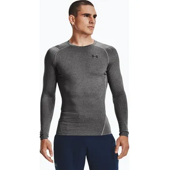 Pánské tričko Pánské tričko Under Armour HG Armour Comp grey training longsleeve 1361524-090