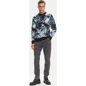 Pánské džíny Karl Lagerfeld Jeans Jeansy A3M10036 Černá Slim Fit 34_30