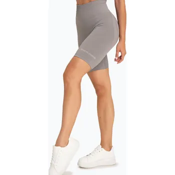 Dámské kraťasy Dámské cyklistické tréninkové šortky Gym Glamour Push Up 2.0 ghost grey