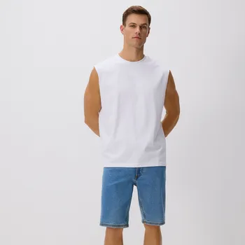 Pánské oblečení Reserved - Džínové kraťasy regular - modrá - 6115L-50J - 6115L-50J-33