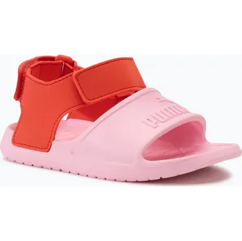 Dívčí sandály Dětské sandály PUMA Divecat v2 Injex PS pink lilac/active red