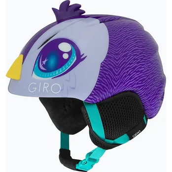 Dětská lyžařská helma Giro Launch Plus purple penguin