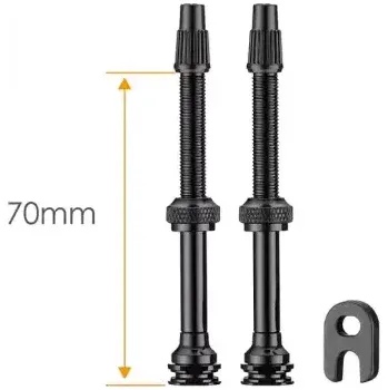 ventilky Ciclovation bezdušové ventilky 70 mm 2 ks černá