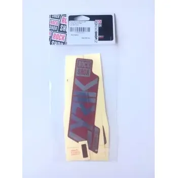 Vidlice na kolo Rock Shox Decal Kit pro Lyrik Ultimate 27,5" a 29" Polar Foil/Gloss Red