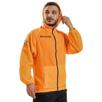 Pánská větrovka sada 15 šusťákových bund givova Basico reflexně oranžová 0028
