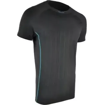 Pánské termoprádlo Silvini Basale pánské funkční triko krátký rukáv Charcoal vel. M