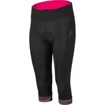 Cyklistika Etape Livia dámské 3/4 kalhoty s vložkou černá/růžová vel. L