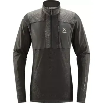 Pánská mikina Haglöfs L.I.M Mid Fast Top pánská mikina tmavě šedá vel. M