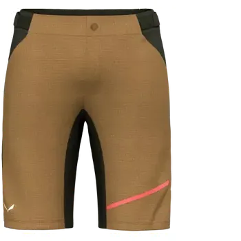 Cyklistické kalhoty Salewa Vento HEMP/DST pánské kraťasy Golden Brown vel. 48/M