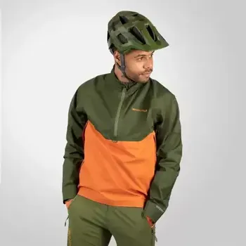 Cyklistická bunda Endura MT500 Lite Pullover pánská bunda Harvest vel. L