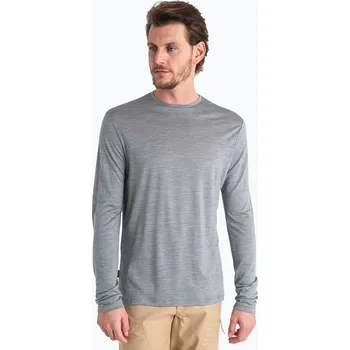 Pánské tričko Pánské trekové tričko longsleeve icebreaker Merino 125 Cool-Lite Sphere III LS Tee metro heather