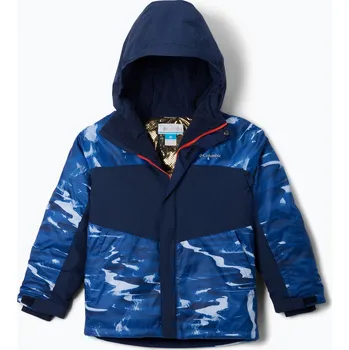 Dětská lyžařská bunda Columbia Mighty Mogul III Printed mountain blue windblown/ collegiate navy