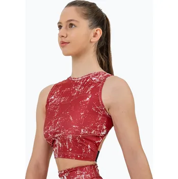 Dámský tréninkový top NEBBIARough Girl Crop red