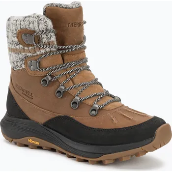 Dámská treková obuv Dámské turistické boty Merrell Siren 4 Thermo Mid Zip WP tobacco