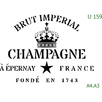 Šablona U 159 - A4 , Lepící fólie