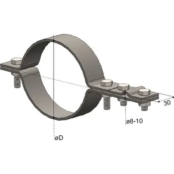 Hromosvod Svorka ST 50 -potrubí 103280 DT TECHNIC s.r.o. 57-02-525-01121