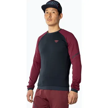 Pánské tričko Pánské trekové tričko Longsleeve DYNAFIT Speed Polartec burgundy
