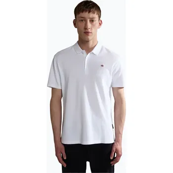 Pánské tričko Pánské polo tričko Napapijri Ealis brightwhite