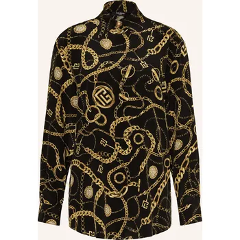 Dámská halenka Balmain Dámská Košilová Halenka Chains Z Hedvábí, černá /...