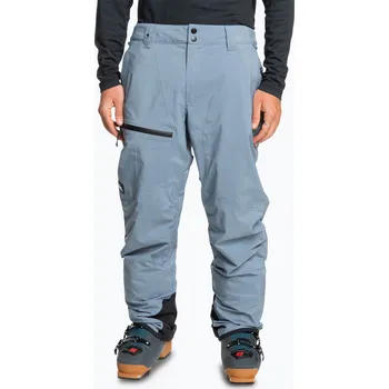 Snowboardové kalhoty Pánské snowboardové kalhoty Quiksilver Forever Stretch Gore-Tex flint stone