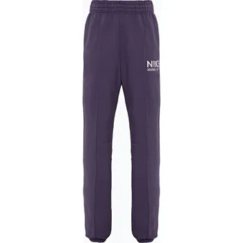 Dámské kalhoty Dámské kalhoty Nike Sportswear Fleece dark raisin